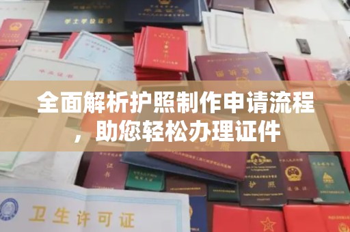 怀化全面解析护照制作申请流程，助您轻松办理证件