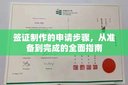 怀化签证制作的申请步骤，从准备到完成的全面指南