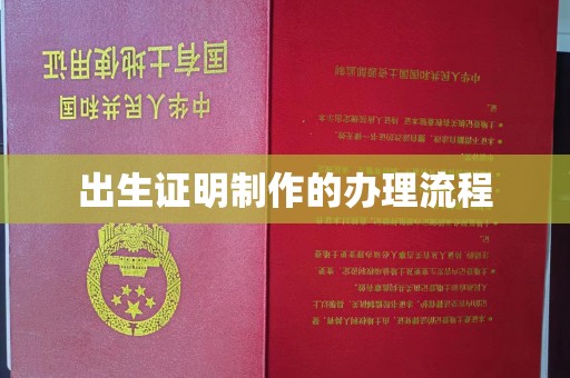 怀化出生证明制作的办理流程